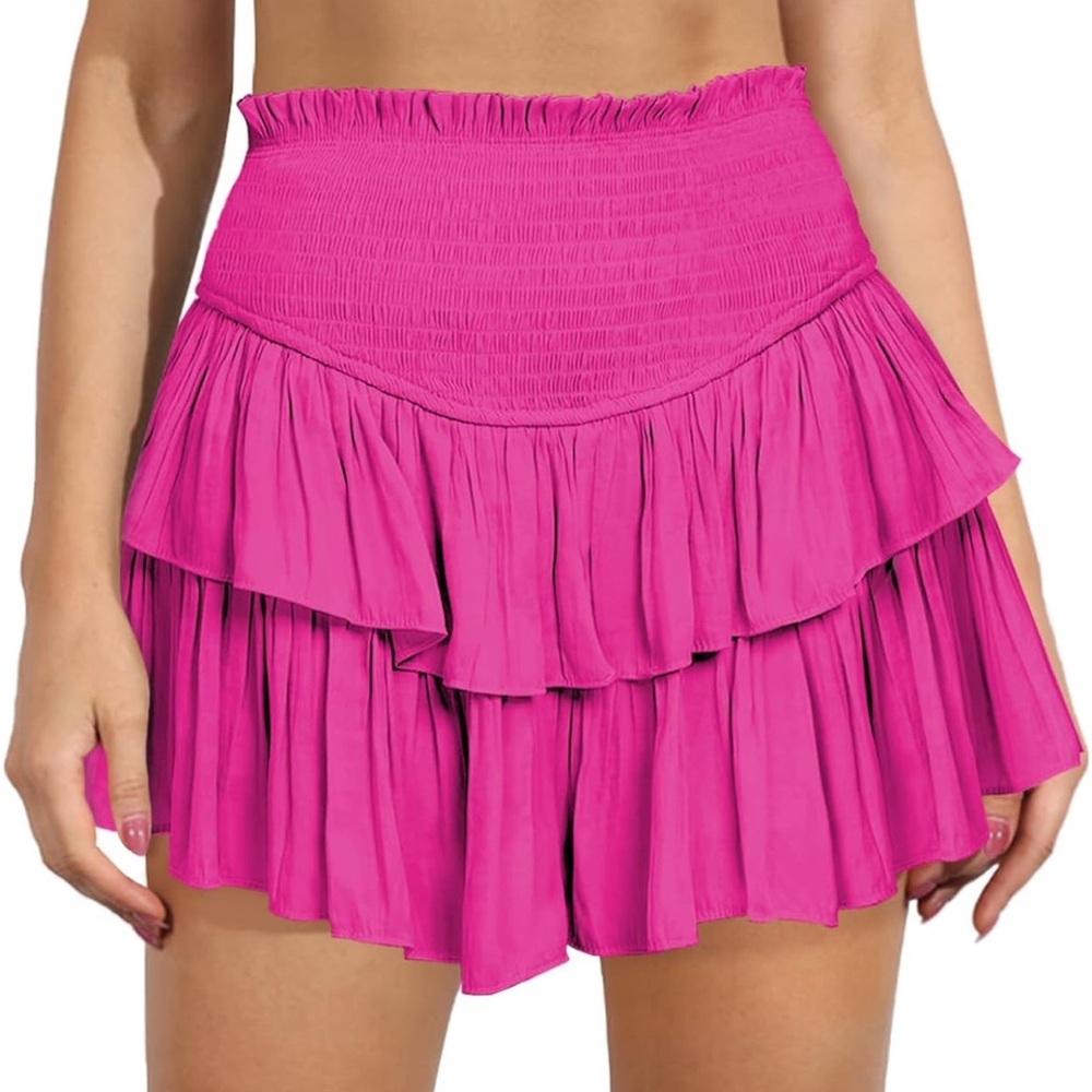 Women's Pink Ruffled Skirt
Rush skirt